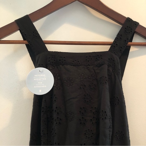 Hill House The Addie Dress size M Medium NWT Black Eyelet - Picture 4 of 16